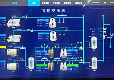 Air compressor station energy management system
